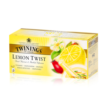TWININGS Lemon Twist 25 Sachets | Khampasert